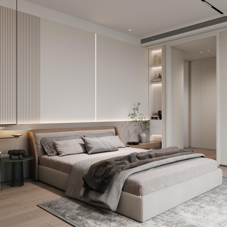 海上溪云现代简约别墅装修效果图-21