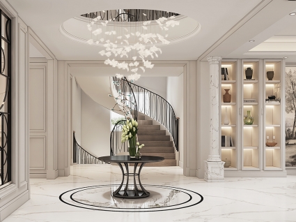 大豪山林美式风格别墅装修效果图