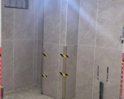 金宇园镶贴阶段工地现场图-2