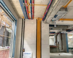 旭辉依云湾水电阶段工地现场图-1