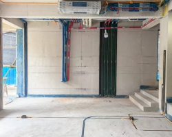 旭辉依云湾水电阶段工地现场图-2