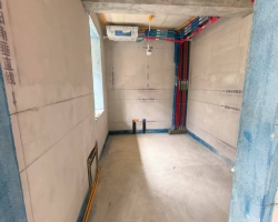 旭辉依云湾水电阶段工地现场图-9