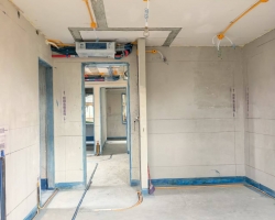 旭辉依云湾水电阶段工地现场图-14