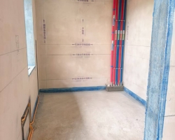 旭辉依云湾水电阶段工地现场图-16