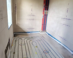 旭辉依云湾水电阶段工地现场图-1