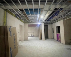 常发香城湾华舍苑木作阶段工地现场图-3