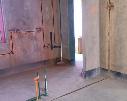 檀香花苑水电阶段工地现场图-5