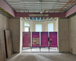 常发香城湾华舍苑木作阶段工地现场图-8