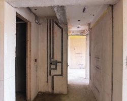 东方雅苑水电阶段工地现场图-4