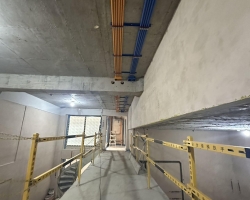 天宸国际社区水电阶段工地现场图-1