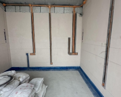 天宸国际社区水电阶段工地现场图-3