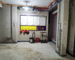 檀香花苑水电阶段工地现场图-1