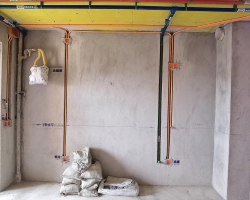 东方雅苑水电阶段工地现场图-1