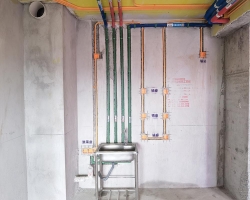 东方雅苑水电阶段工地现场图-2