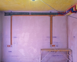 东方雅苑水电阶段工地现场图-4