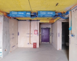 东方雅苑水电阶段工地现场图-8