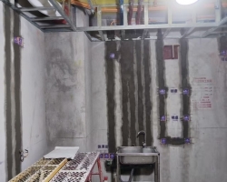 东方雅苑木作阶段工地现场图-6