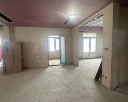 常发香城湾华舍苑木作阶段工地现场图-1