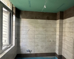 常发香城湾华舍苑木作阶段工地现场图-6