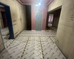 棕榈滩高尔夫别墅木作阶段工地现场图-1