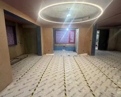 棕榈滩高尔夫别墅木作阶段工地现场图-3