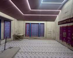 棕榈滩高尔夫别墅木作阶段工地现场图-8