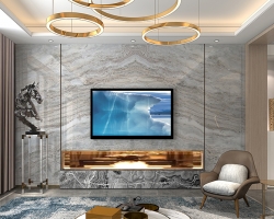 铂悦滨江现代简约别墅装修工地图-3