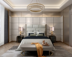 铂悦滨江现代简约别墅装修工地图-7