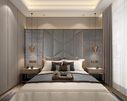 铂悦滨江现代简约别墅装修工地图-9