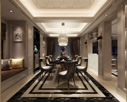 欧香名邸欧式风格别墅装修工地图-2