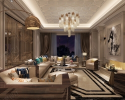 欧香名邸欧式风格别墅装修工地图-6