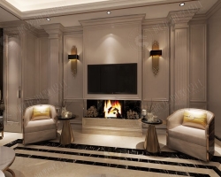 欧香名邸欧式风格别墅装修工地图-8