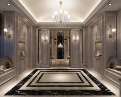 欧香名邸欧式风格别墅装修工地图-13